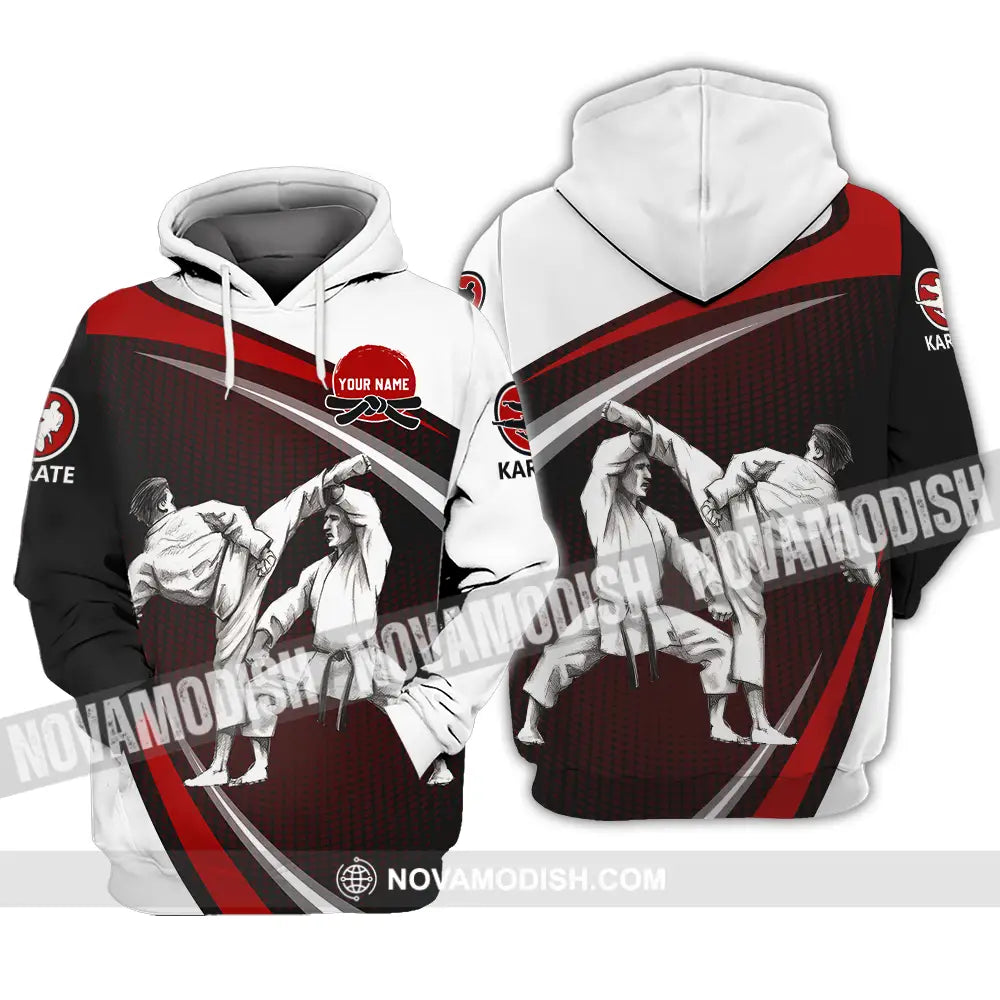 Unisex Shirt - Custom Name Karate Shirt Combat Hoodie / S T-shirt