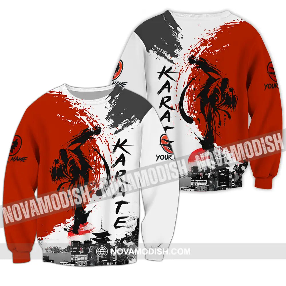 Unisex Shirt - Custom Name Karate Shirt Tradition Long Sleeve / S T-shirt
