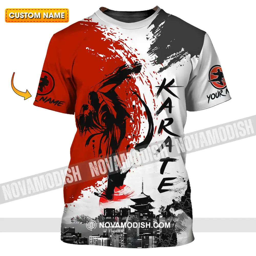 Unisex Shirt - Custom Name Karate Shirt Tradition T-shirt