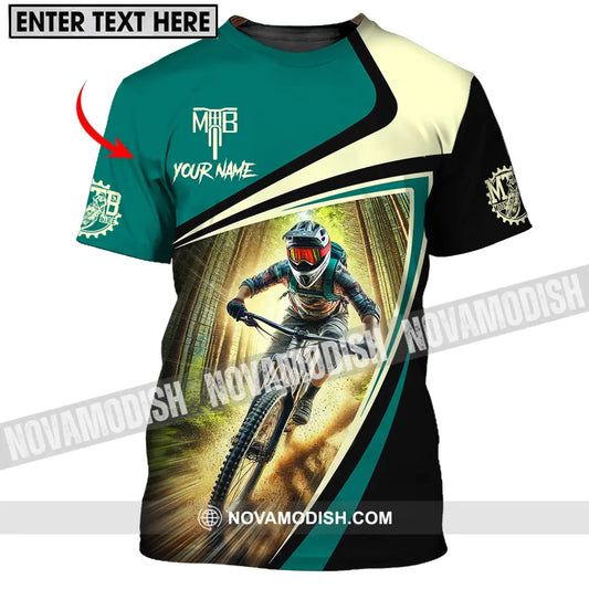 Unisex Shirt - Custom Name Mountain Bike Shirt For Player Icon T-shirt