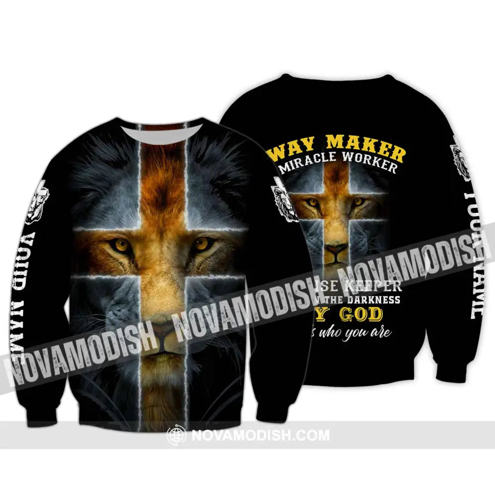 Unisex Shirt - Custom Name Shirt My God Long Sleeve / S T-shirt