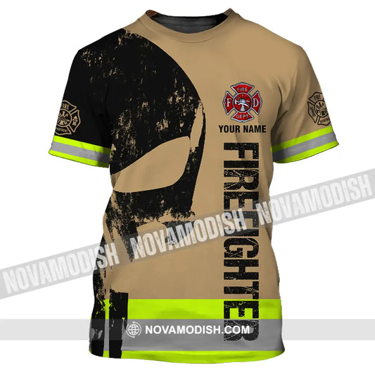 Unisex Shirt - Custom Name Shirt Patriot Day 911 Fire Dept T-Shirt / S T-shirt