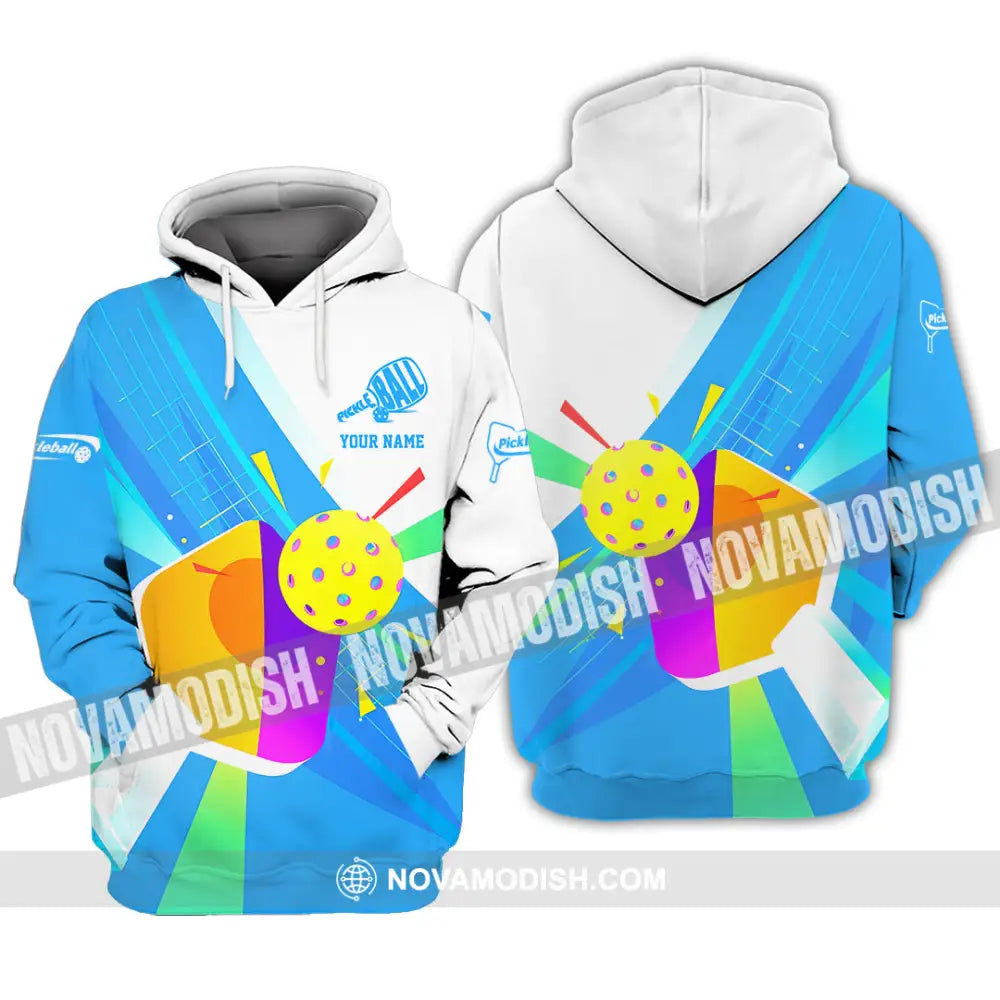 Unisex Shirt - Custom Name Pickleball Color Shirt Hoodie / S T-shirt