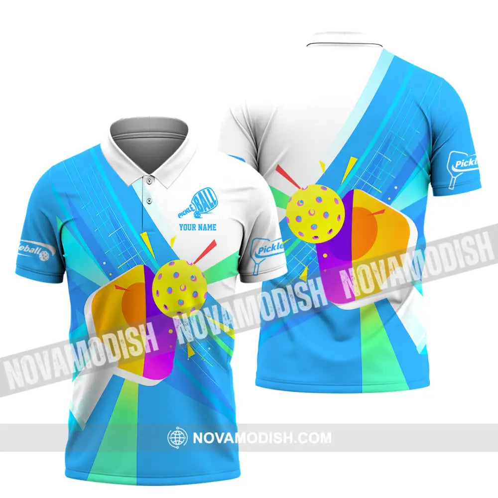 Unisex Shirt - Custom Name Pickleball Color Shirt Polo Shirt / S T-shirt