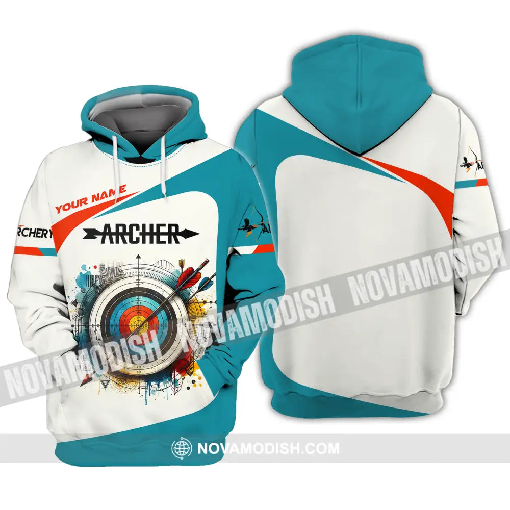 Unisex Shirt - Custom Name Sport Shirt Archery Classic Hoodie / S T-shirt
