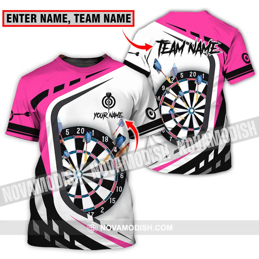 Unisex Shirt - Custom Name Sport Shirt Darts Player T-shirt