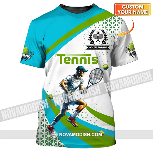 Unisex Shirt - Custom Name Sport Shirt Tennis Lover T-shirt
