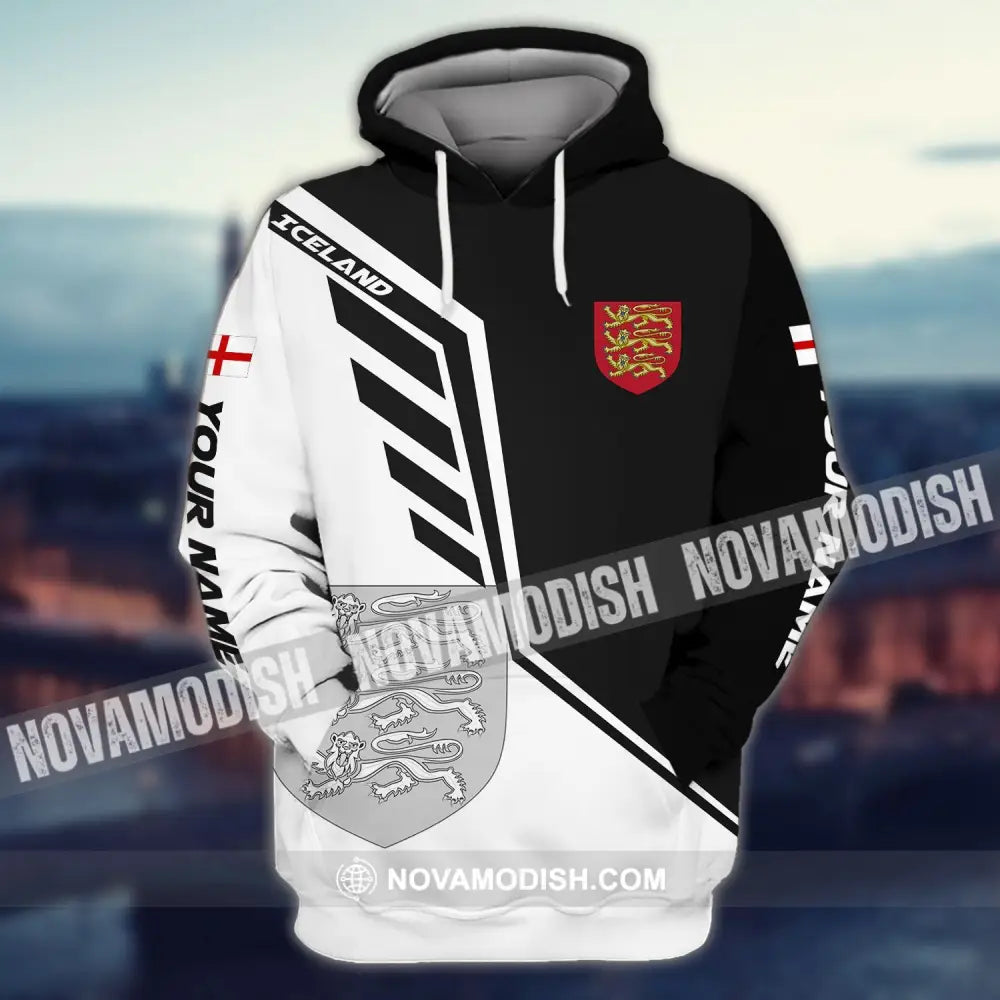 Unisex Shirt - Custom Name T-Shirt England Iceland T-shirt