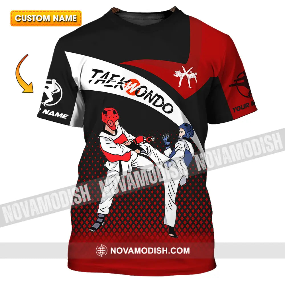 Unisex Shirt - Custom Name Shirt Taekwondo Fighters T-shirt