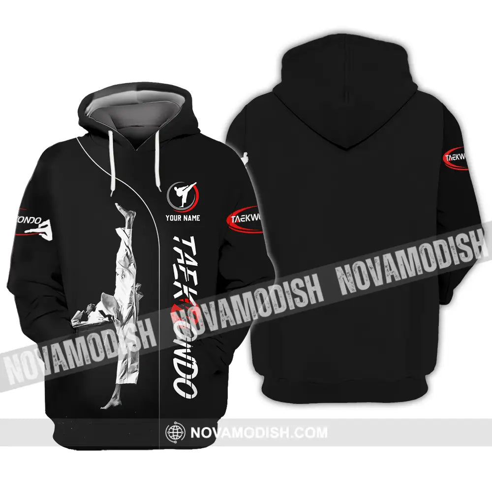 Unisex Shirt - Custom Name Shirt Taekwondo Hoodie / S T-shirt