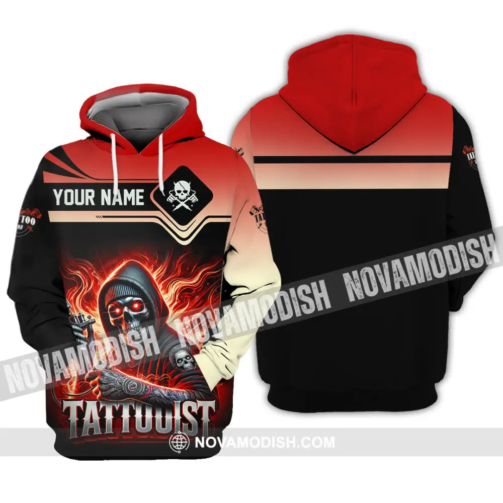 Unisex Shirt Custom Name Tattooist Christmas Gift Hoodie / S T-Shirt