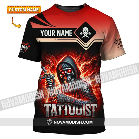 Unisex Shirt Custom Name Tattooist Christmas Gift T-Shirt