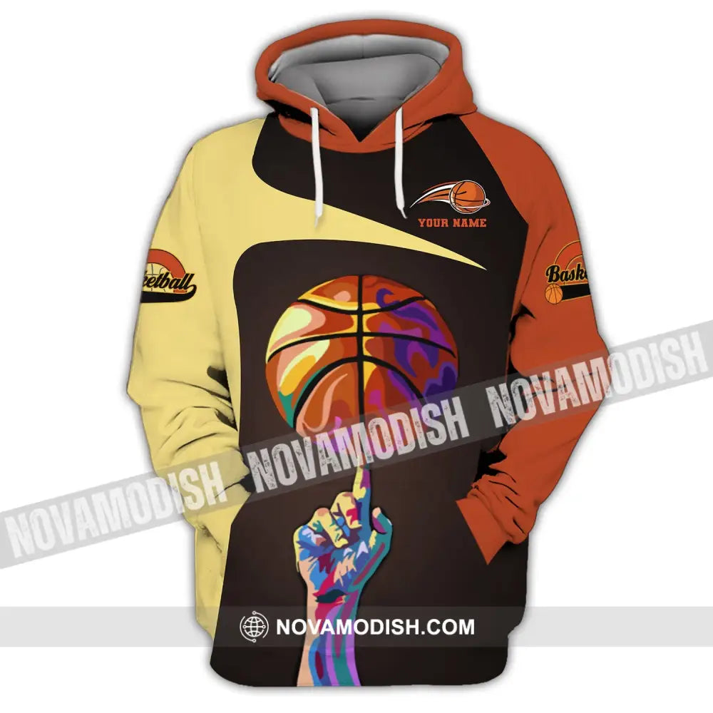 Unisex Shirt - Custom Name Team Name And Number T-Shirt - Basketball Shirt - Basketball Clothing Hoodie / S T-shirt