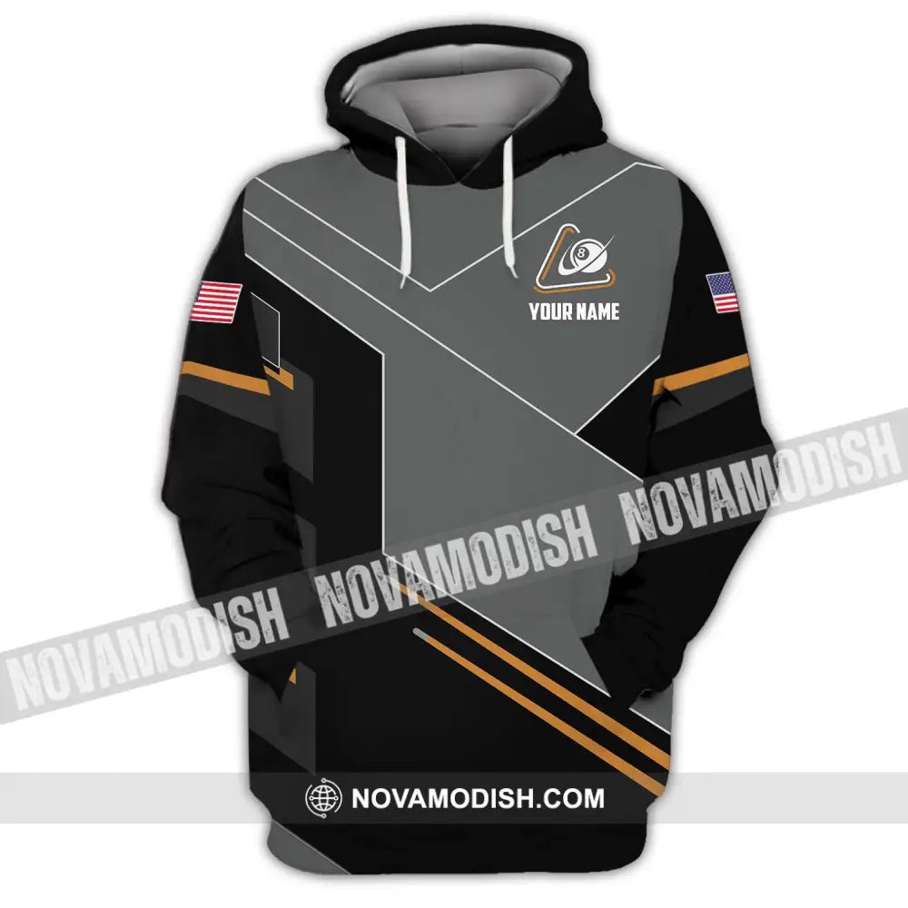 Unisex Shirt - Custom Name Shirt - Team Name Shirt Billiard Pool Hoodie / S T-shirt