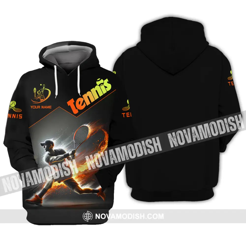 Unisex Shirt Custom Name Tennis Christmas Gift Hoodie / S T-Shirt