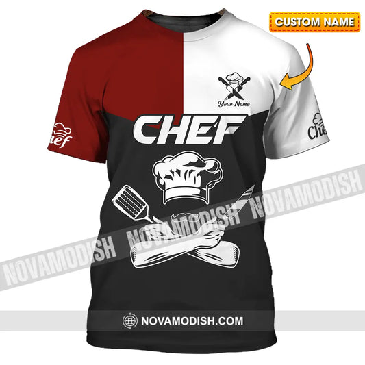 Unisex Shirt - Custom Name Shirt The Strongest Chef T-shirt