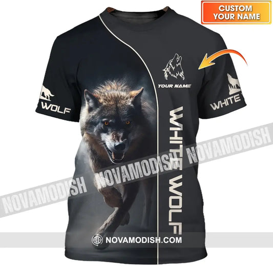 Unisex Shirt - Custom Name Shirt - White Wolf Shirt - White Wolf Name T-shirt