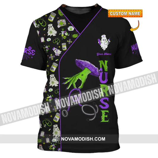 Unisex Shirt - Custom Nurse Halloween Shirt T-shirt
