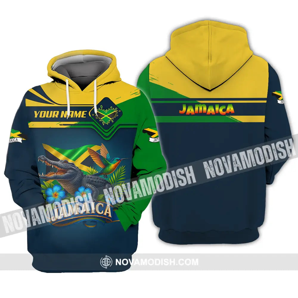 Unisex Shirt - Custom One Love Jamaica Shirt Hoodie / S T-shirt