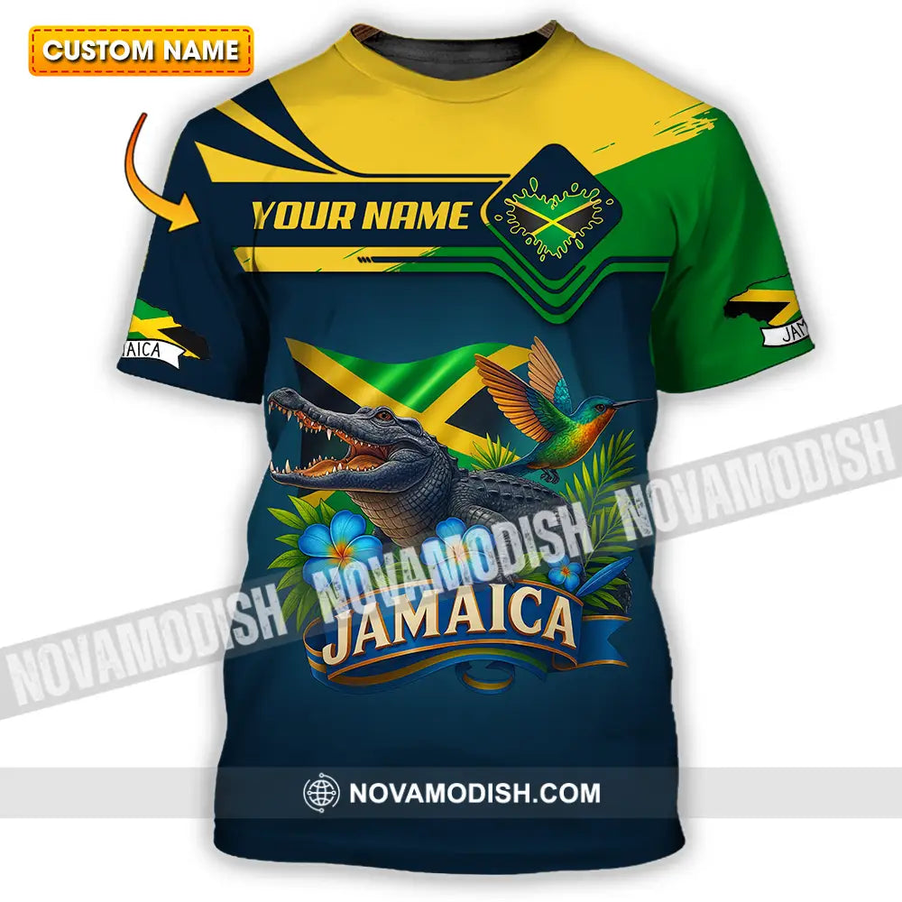 Unisex Shirt - Custom One Love Jamaica Shirt T-shirt