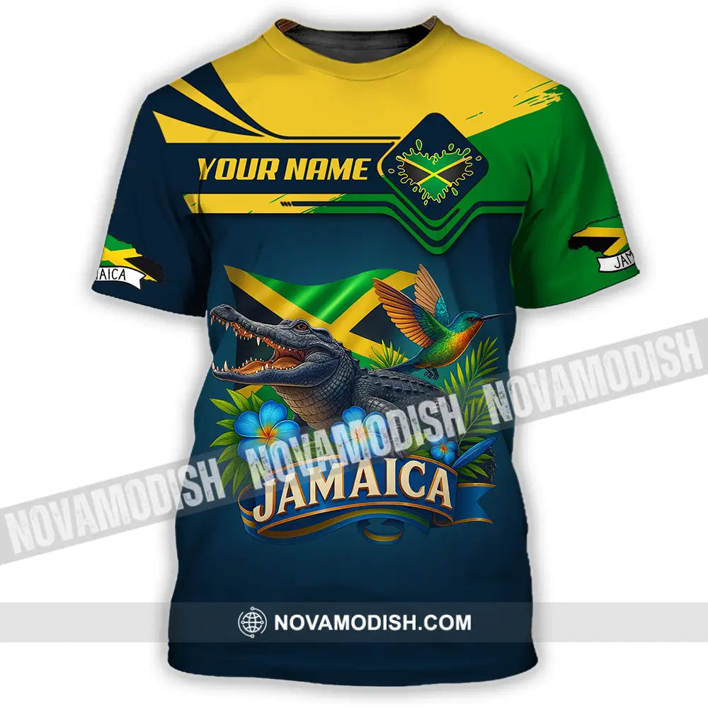 Unisex Shirt - Custom One Love Jamaica Shirt T-Shirt / S T-shirt