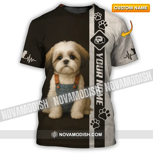 Unisex Shirt - Custom Pet Lover Shih Tzu Shirt T-shirt