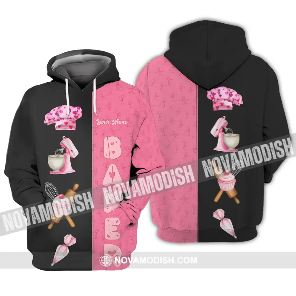 Unisex Shirt - Custom Pink Baker Shirt Hoodie / S T-shirt