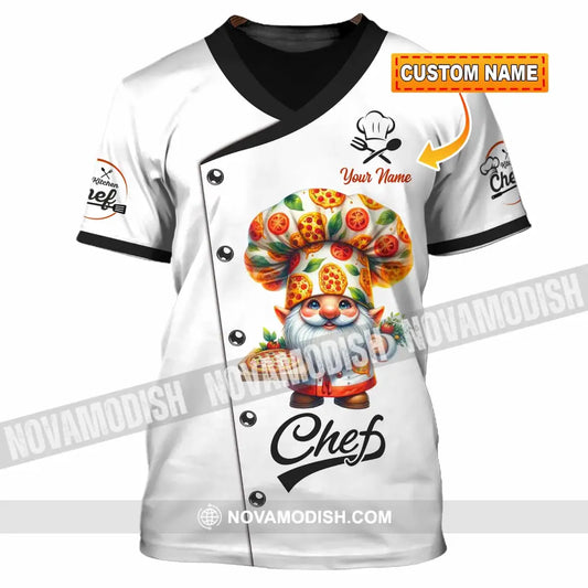 Unisex Shirt - Custom Pizza Chef Santa Shirt T-shirt