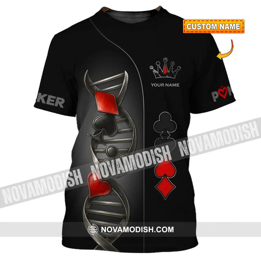 Unisex Shirt - Custom Poker Lover Classic Shirt In My DNA T-shirt