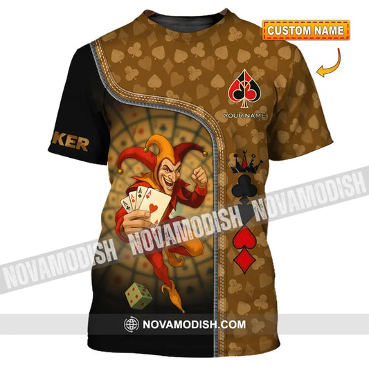 Unisex Shirt - Custom Poker Lover Shirt Poker Player T-shirt