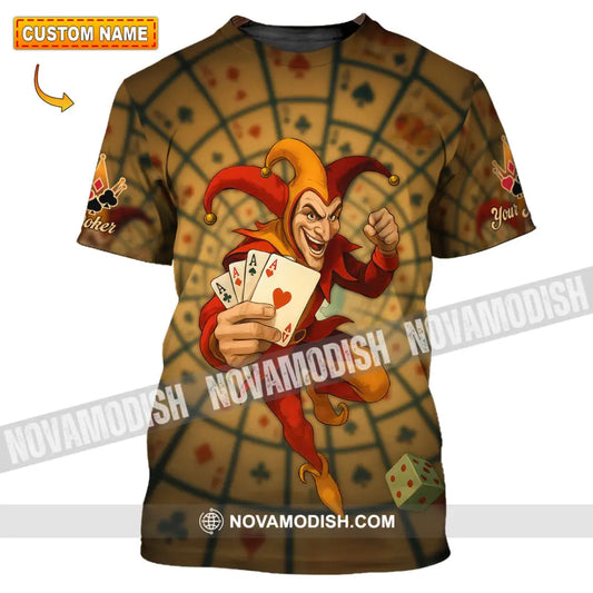 Unisex Shirt - Custom Poker Lover Shirt Poker Player T-shirt