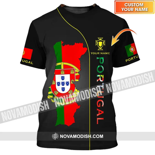 Unisex Shirt - Custom Portugal Name Shirt - Portugal Shirt Custom Name T-shirt