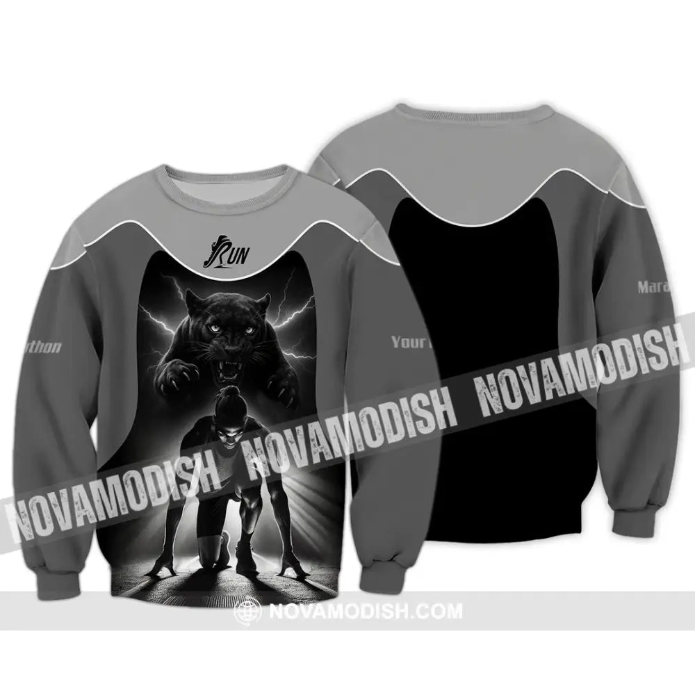 Unisex Shirt - Custom Ready To Run Love Running Shirt Long Sleeve / S T-shirt