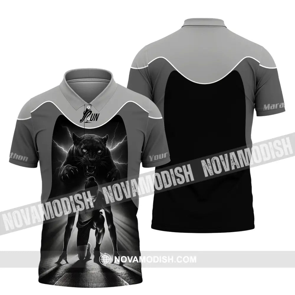 Unisex Shirt - Custom Ready To Run Love Running Shirt Polo Shirt / S T-shirt