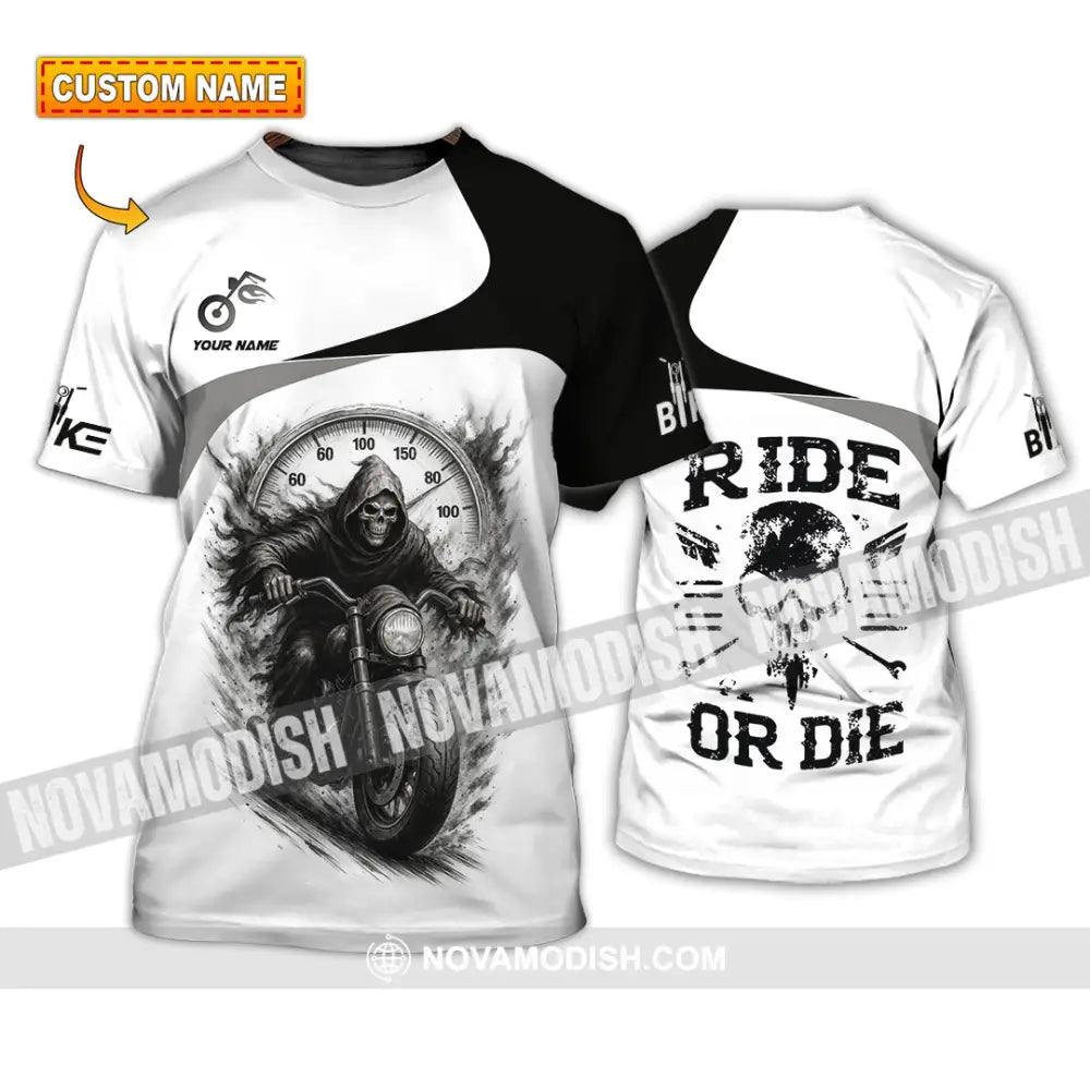 Unisex Shirt - Custom Ride Or Die Rider Shirt T-shirt