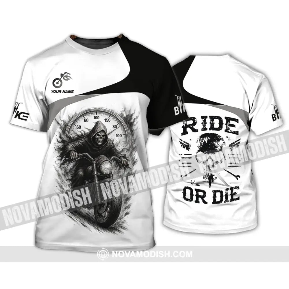 Unisex Shirt - Custom Ride Or Die Rider Shirt T-Shirt / S T-shirt