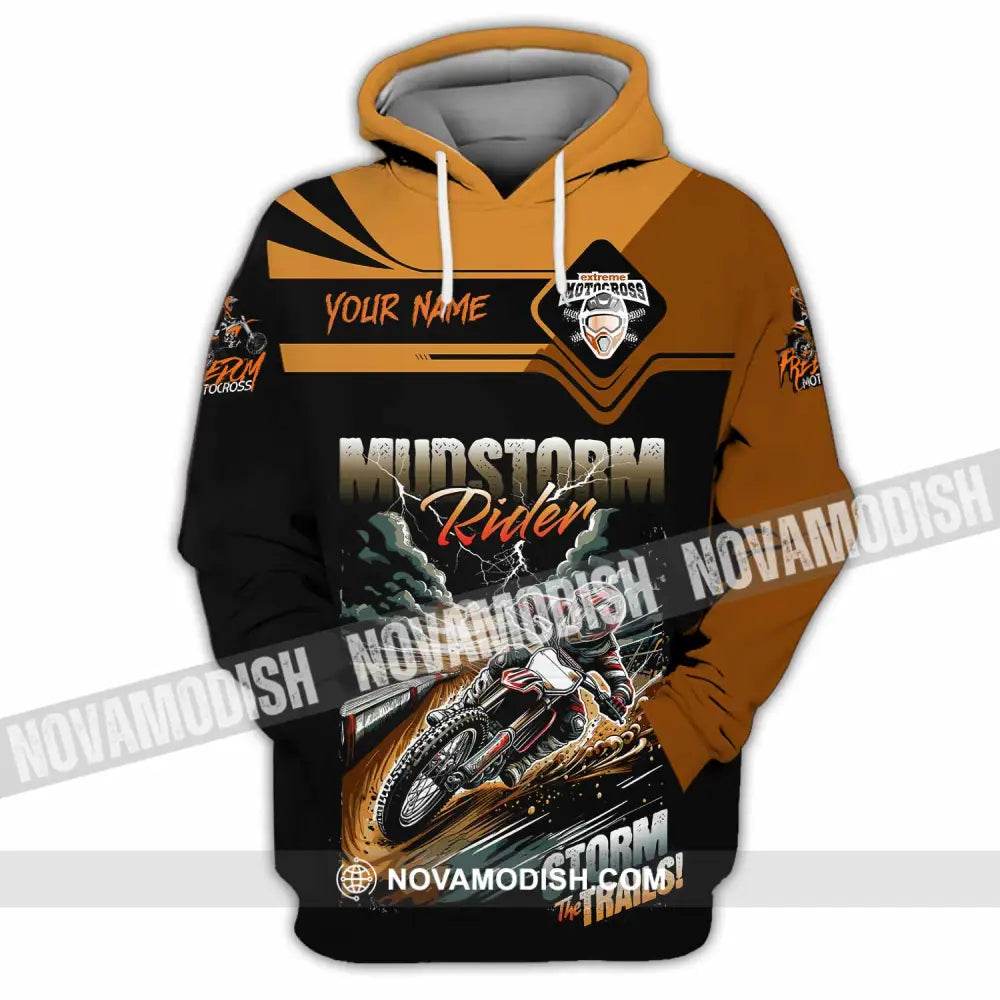 Unisex Shirt - Custom Rider Storm The Trails Sport Shirt Hoodie / S T-shirt