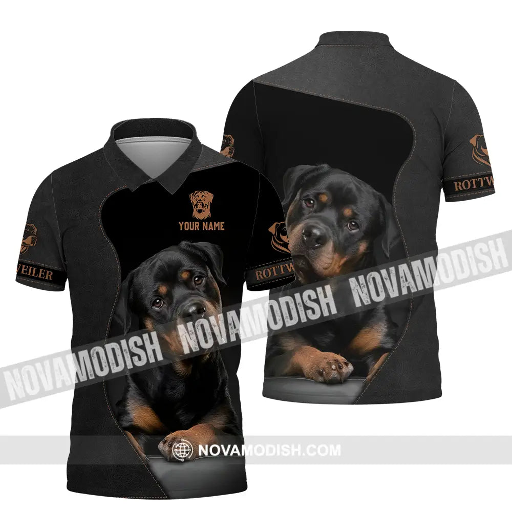 Unisex Shirt - Custom Rottweiler Dog Lover Shirt Polo Shirt / S T-shirt