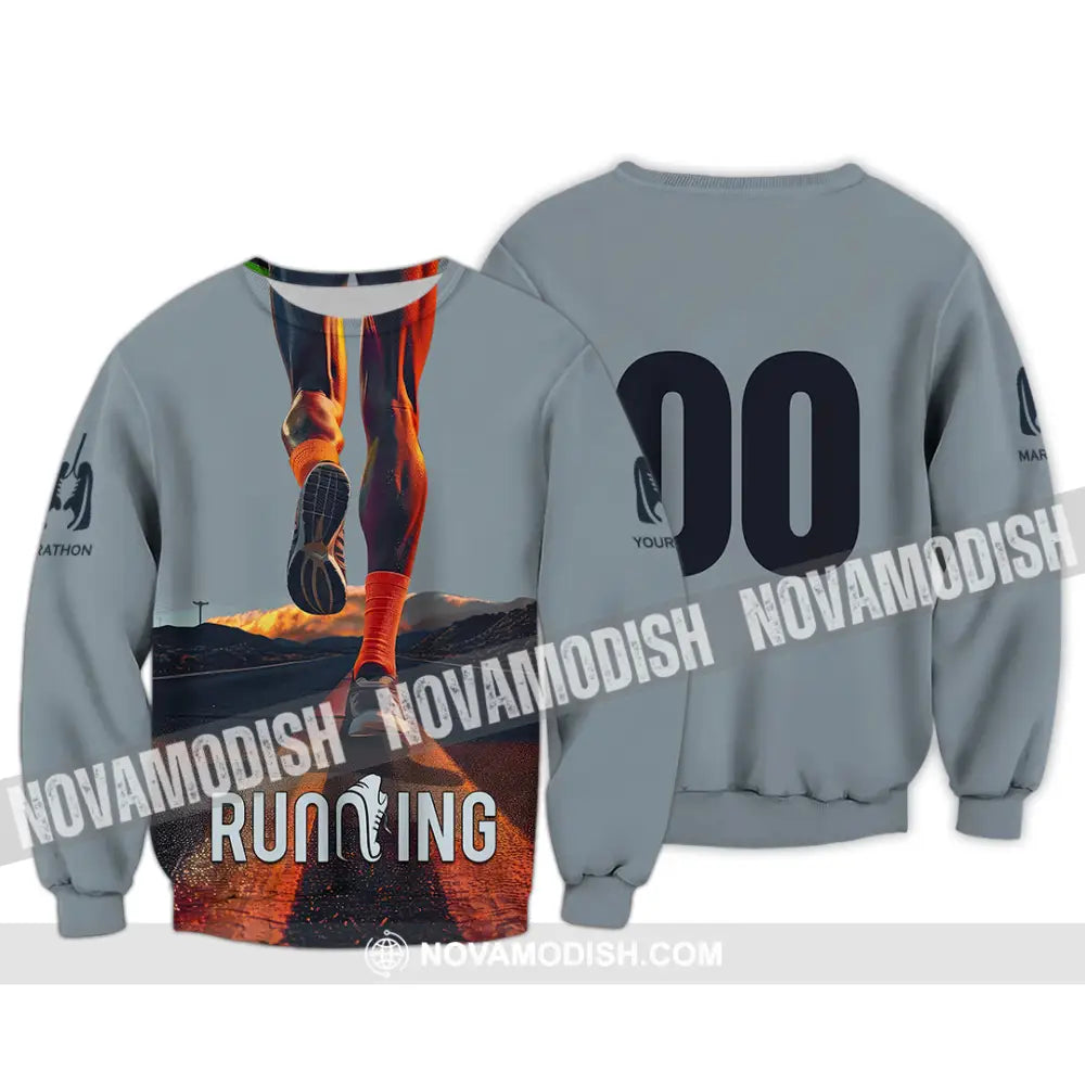 Unisex Shirt - Custom Run For Fun Running Lover Sport Shirt Long Sleeve / S T-shirt