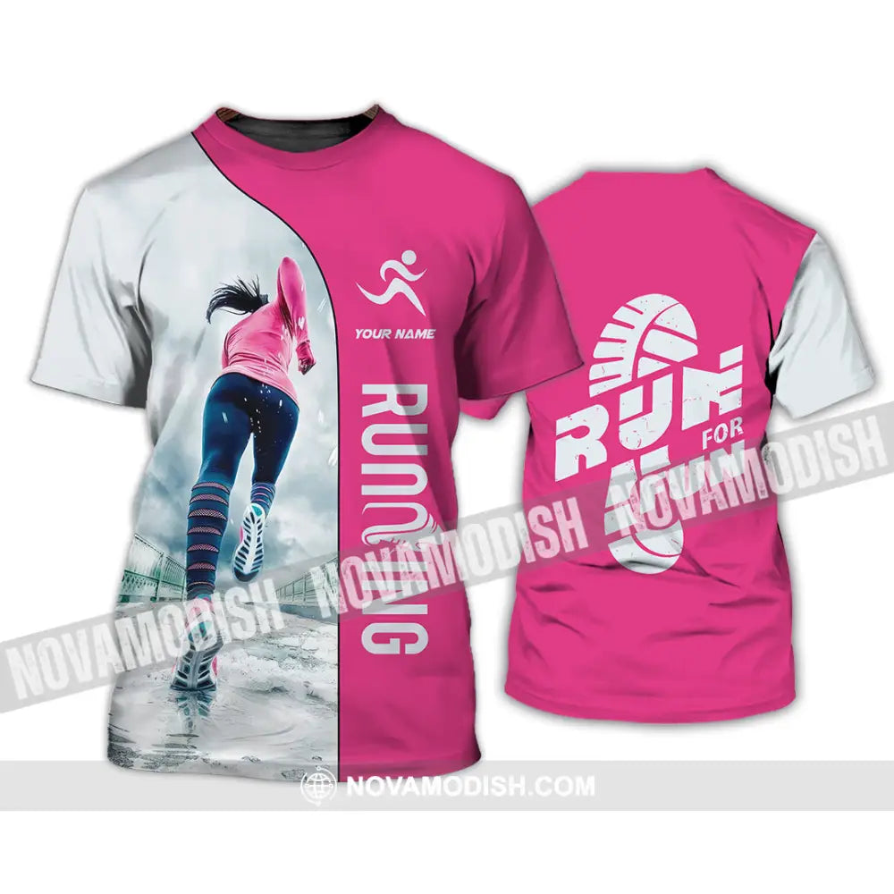 Unisex Shirt - Custom Run For Fun Running Lover Sport Shirt T-Shirt / S T-shirt