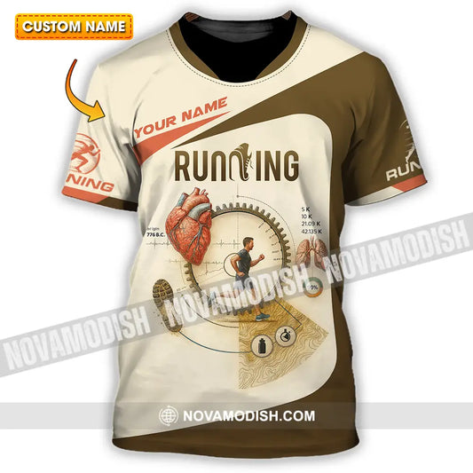 Unisex Shirt - Custom Run For Health Running Lover Shirt T-shirt