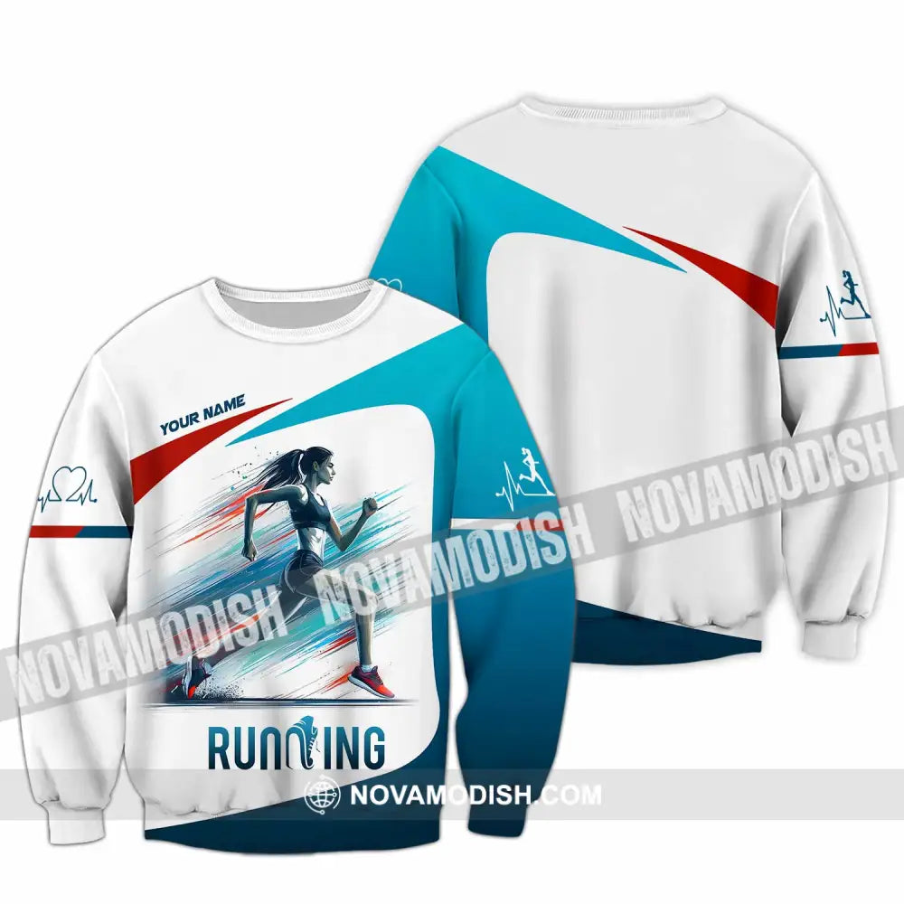 Unisex Shirt - Custom Running Shirt Long Sleeve / S T-shirt