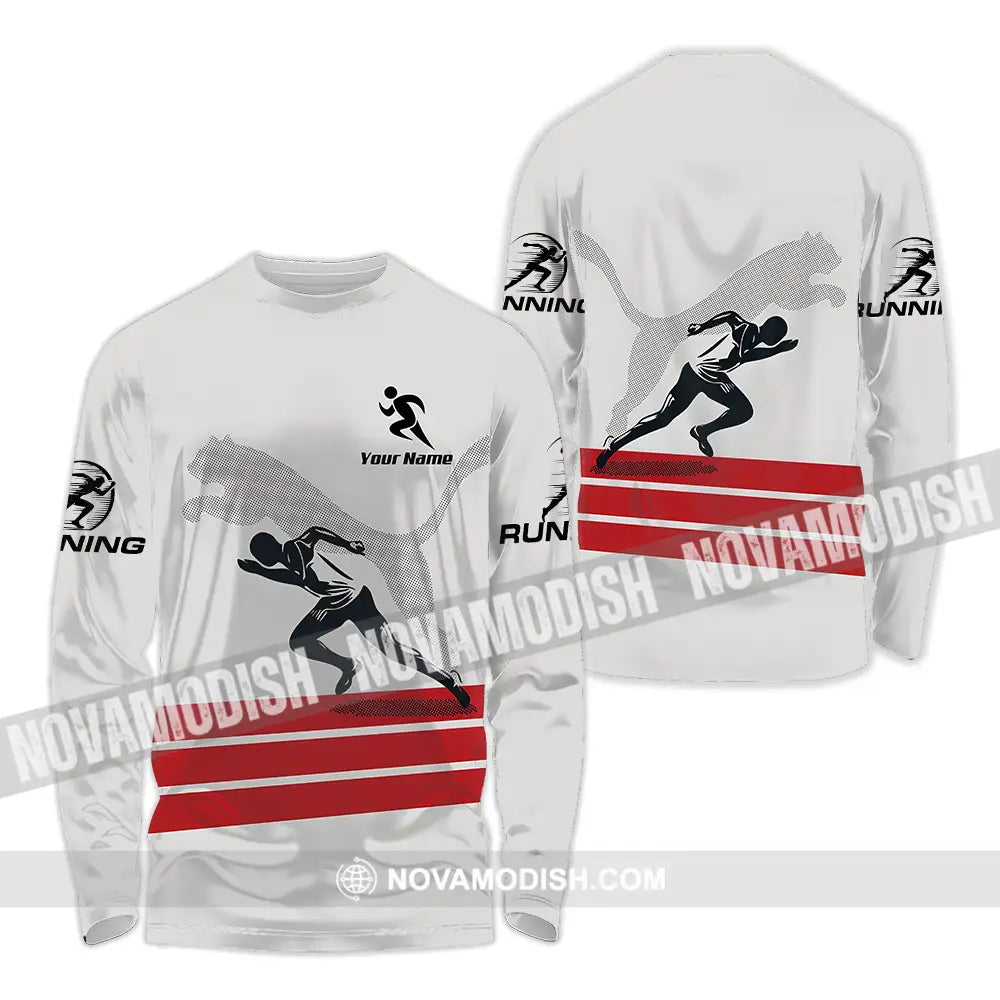 Unisex Shirt - Custom Running Lover Sport Shirt Long Sleeve Shirt / S T-shirt