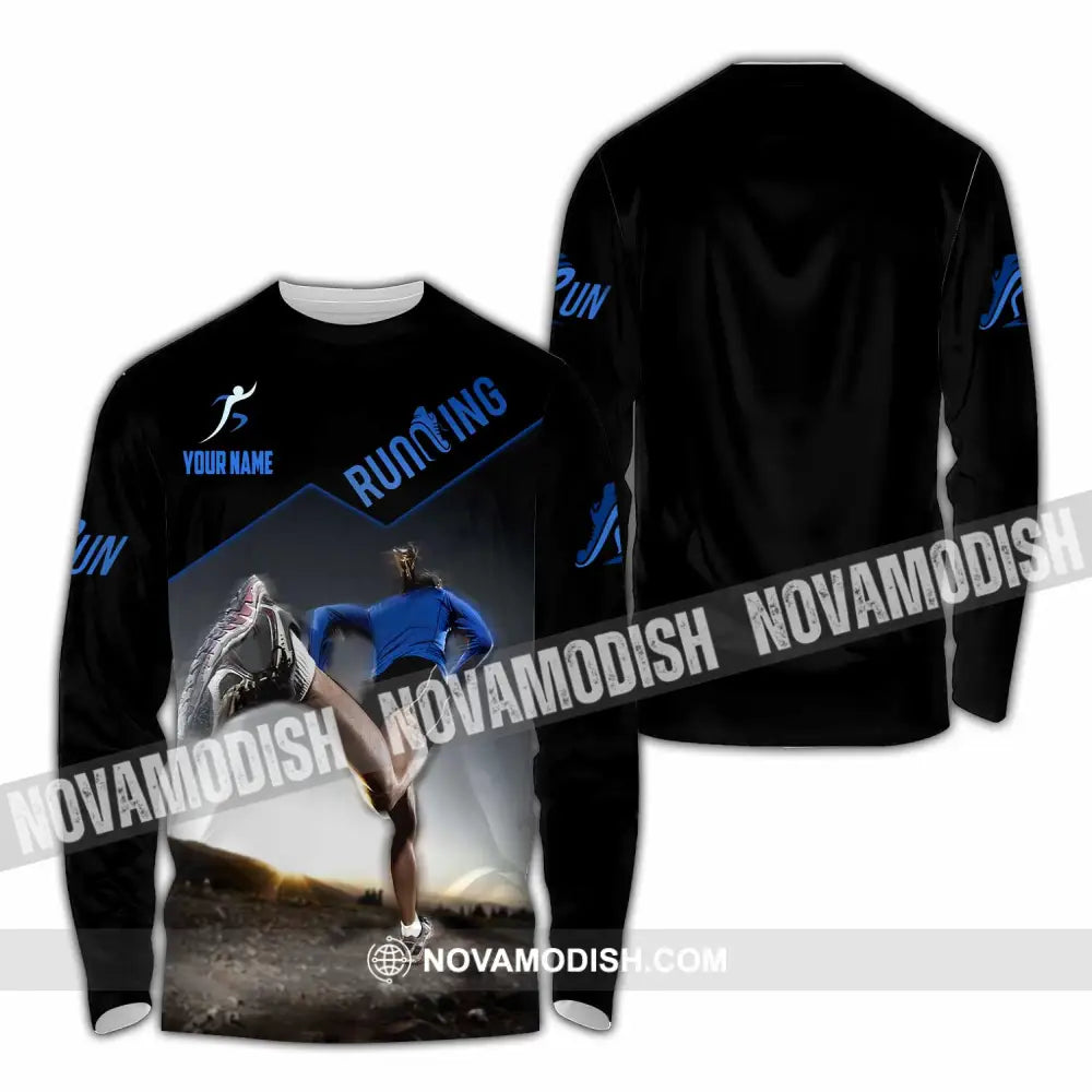 Unisex Shirt - Custom Running Sport Shirt Long Sleeve Shirt / S T-shirt