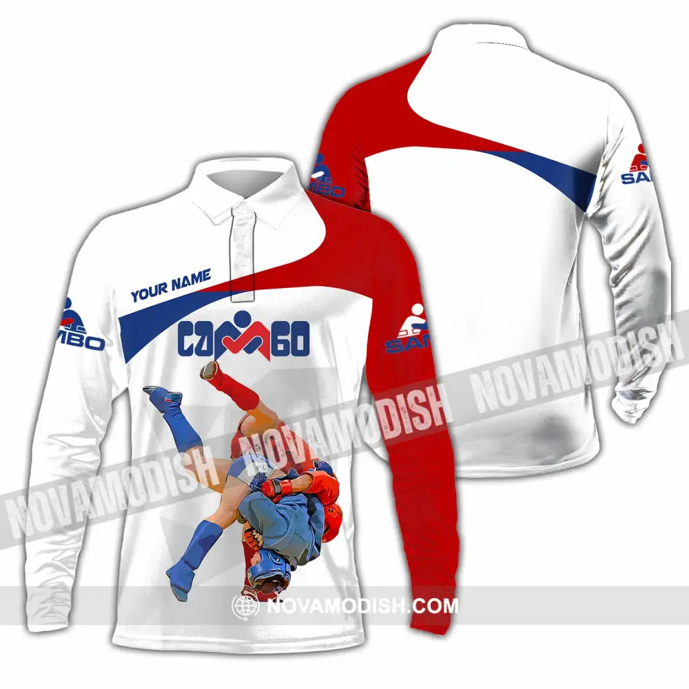 Unisex Shirt - Custom Sambo Shirt Long Sleeve Polo / S T-shirt
