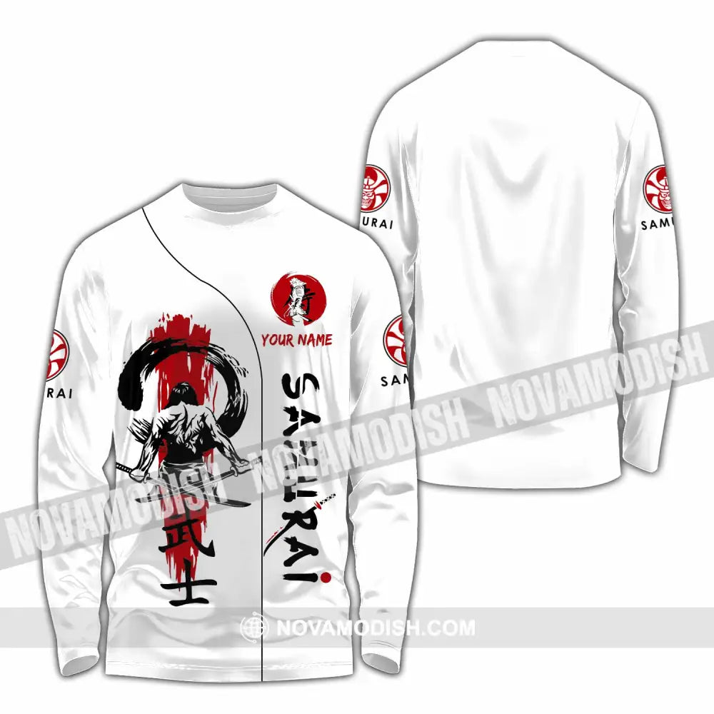 Unisex Shirt - Custom Samurai Shirt Long Sleeve Shirt / S T-shirt