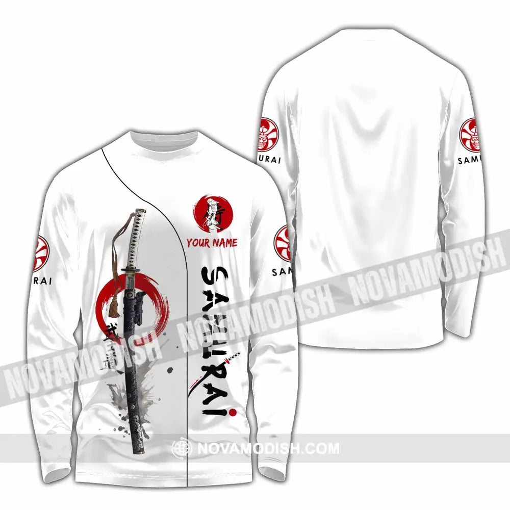 Unisex Shirt - Custom Samurai Shirt Long Sleeve Shirt / S T-shirt