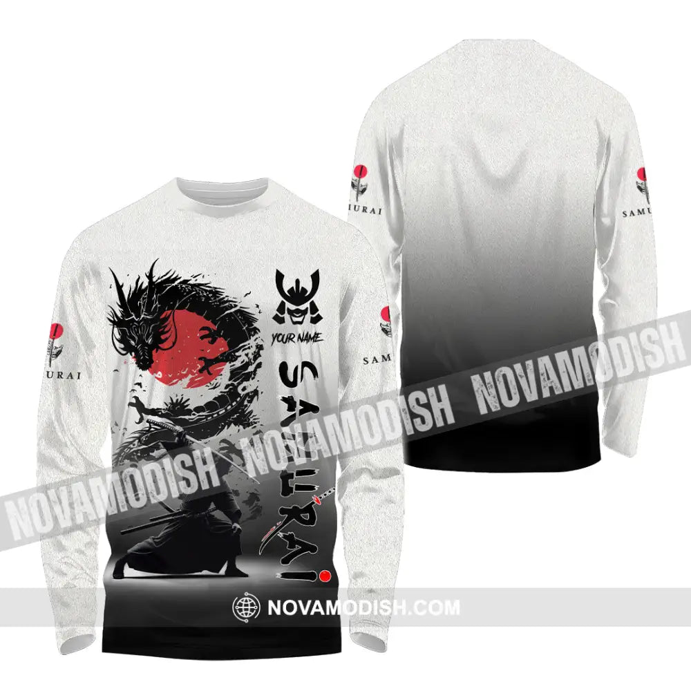 Unisex Shirt - Custom Samurai Shirt Long Sleeve Shirt / S T-shirt