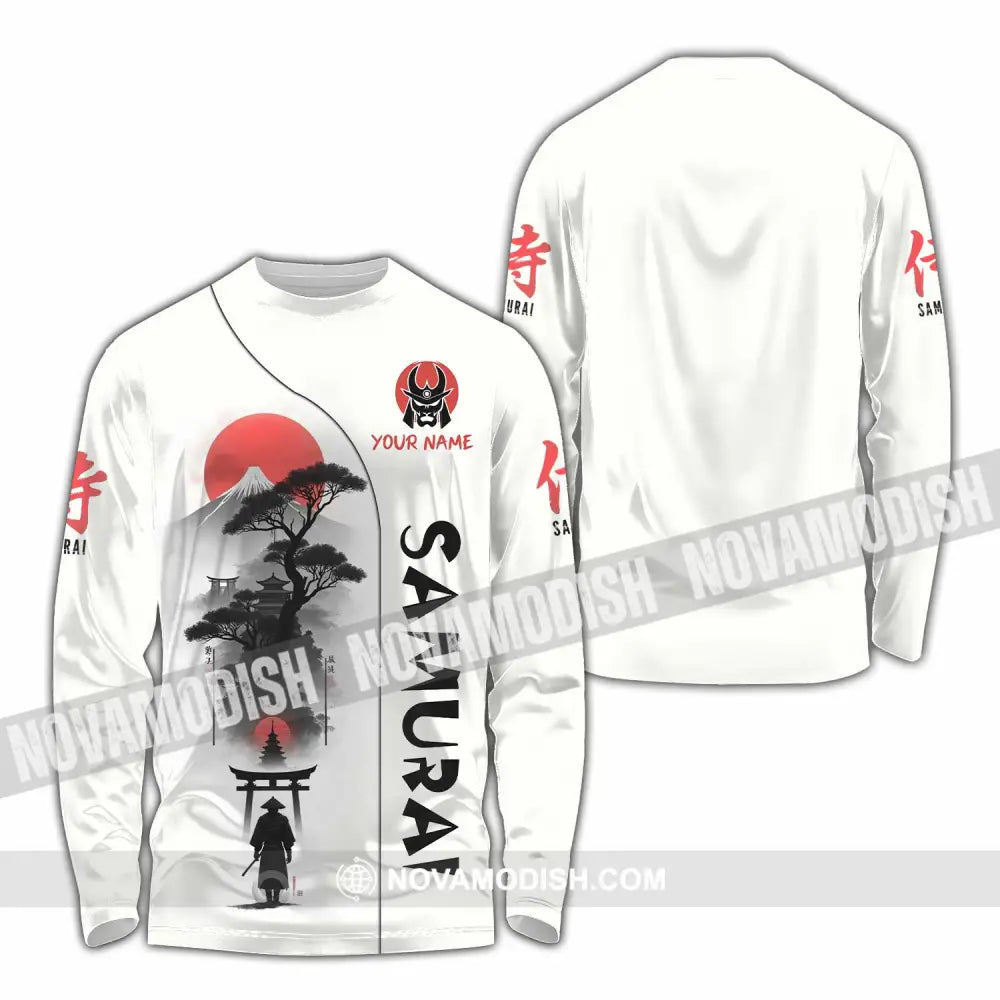 Unisex Shirt - Custom Samurai Shirt Long Sleeve Shirt / S T-shirt