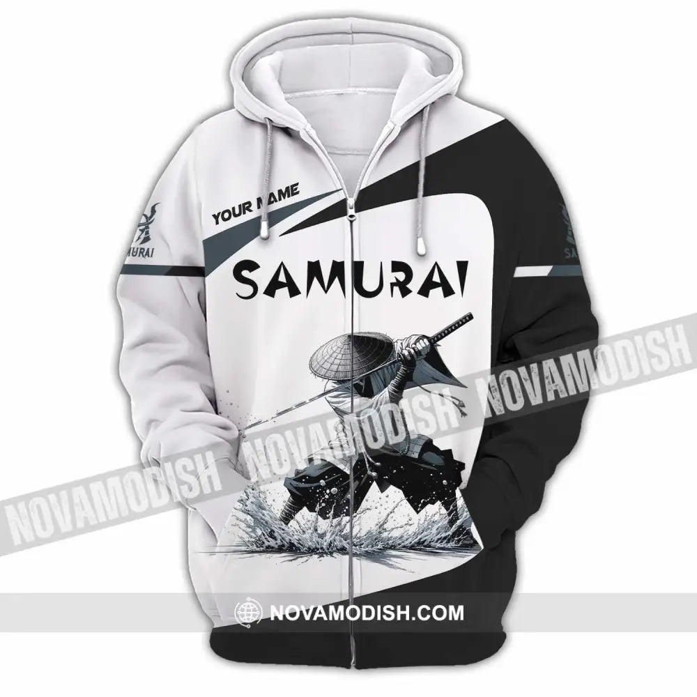 Unisex Shirt - Custom Samurai Shirt Zipper Hoodie / S T-shirt